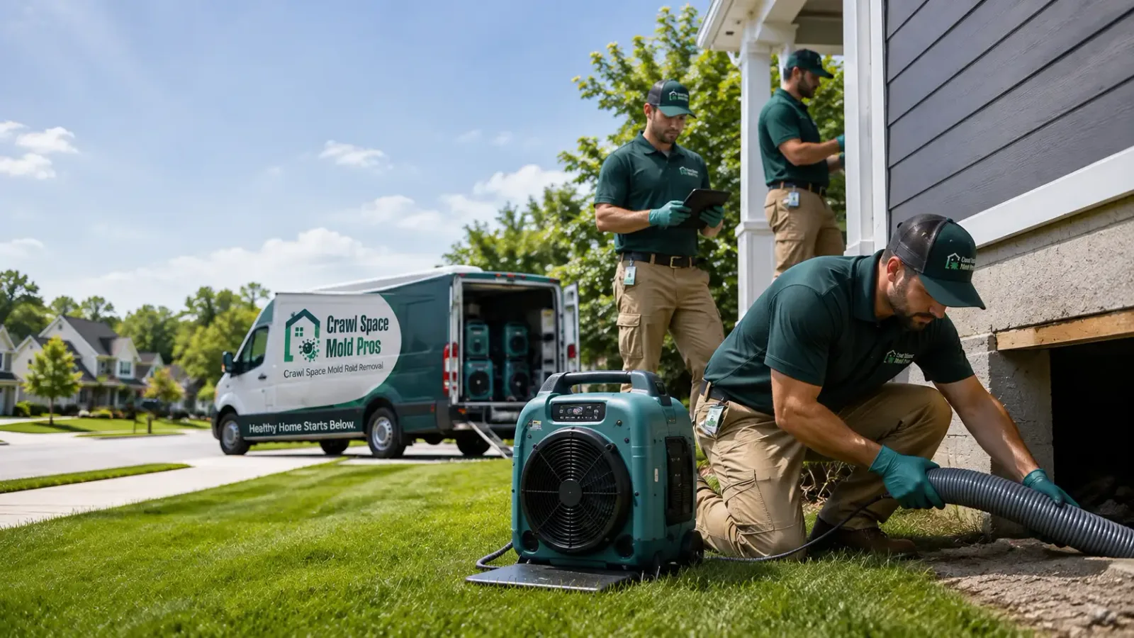 Crawl Space Mold Removal in Ashby, MN